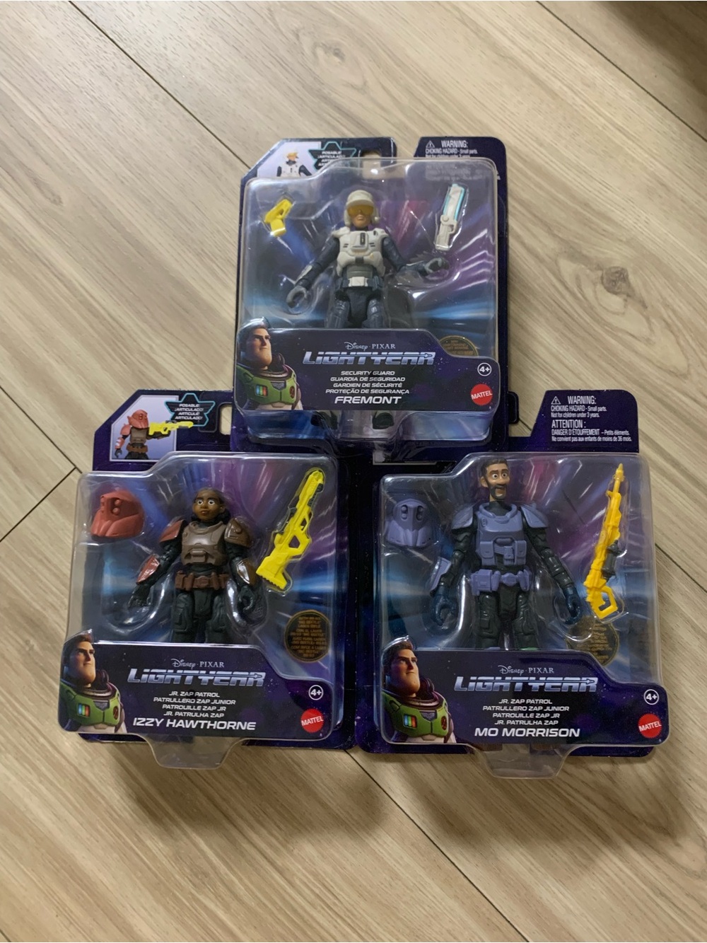 Izzy Hawthorne, Mo Morrison & Fremont Action Figures - Blue and Gray